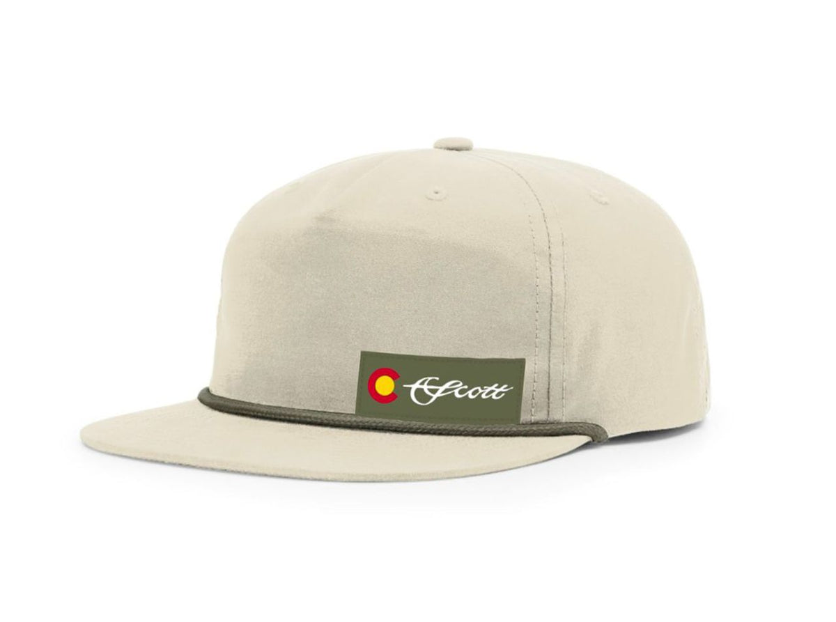 Scott Fly Rod Co. Flat Brim Hat Colorado Logo - N/A