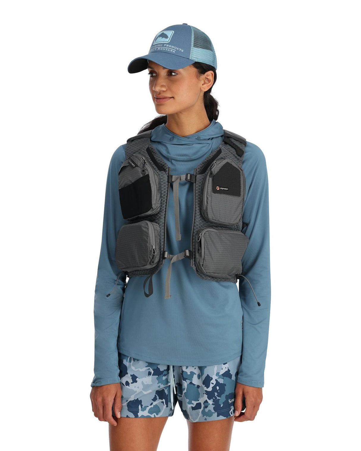 Simms Flyweight Vest Pack - Smoke