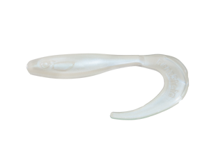 RenzStein RenzTail Perch 22cm, 8g, mjuk fiskjigg för abborrefiske i 5-pack, visas på vit bakgrund.