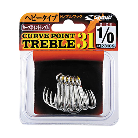 Shout! Curve Point Treble 31 trekrok i originalförpackning