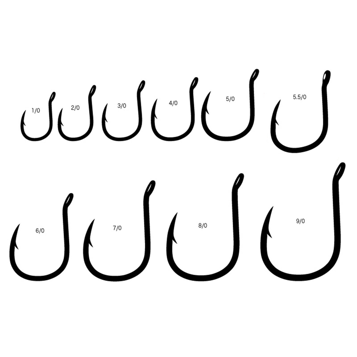 Shout! Kudako Hooks krokdetalj och storlek