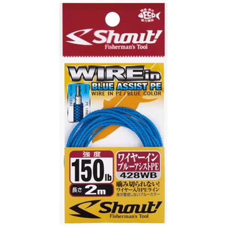 Shout! Wire-in Blue Assist PE Line 428WB för egna assist hooks