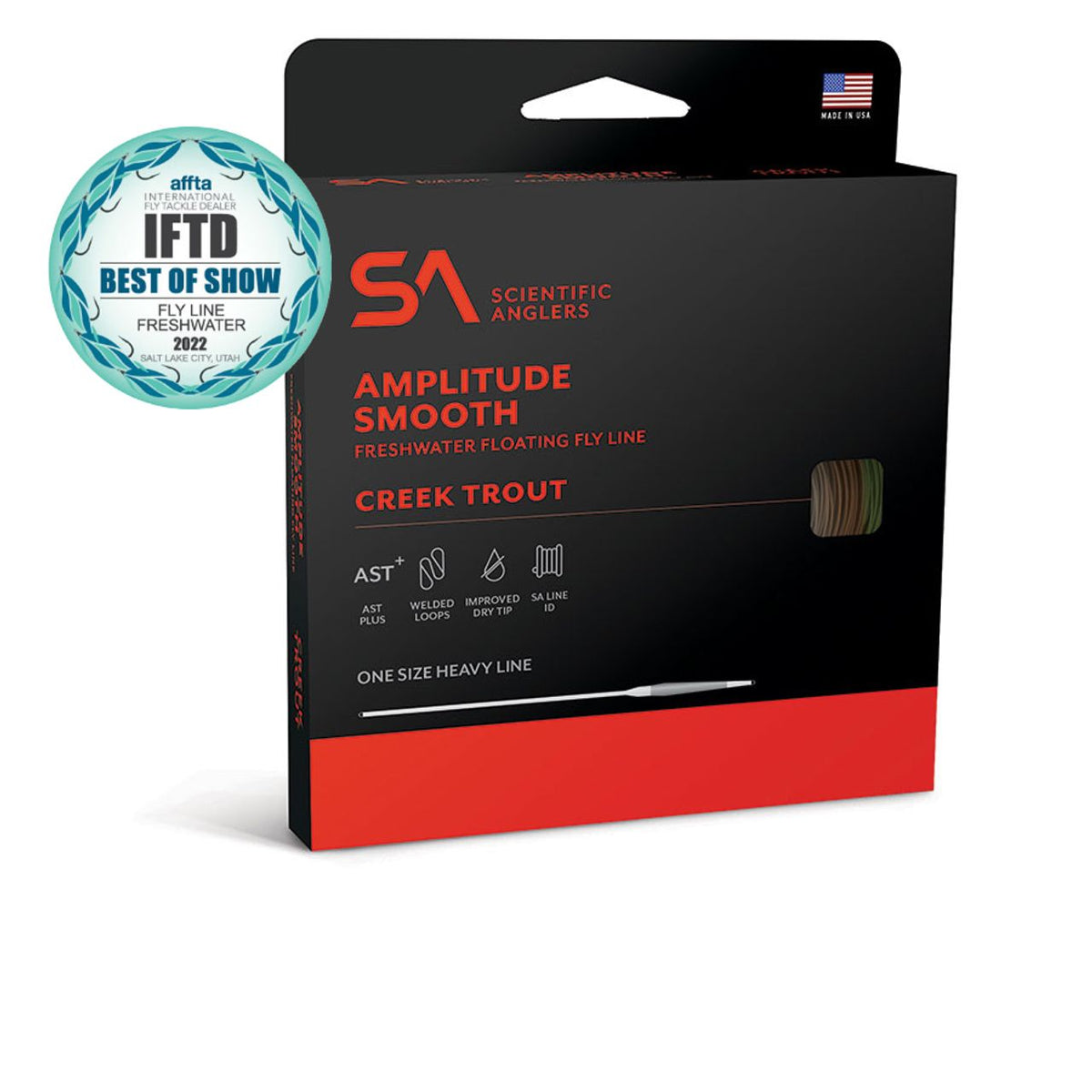 Scientific Anglers Amplitude Smooth Creek Trout - Moss/Leather/Willow