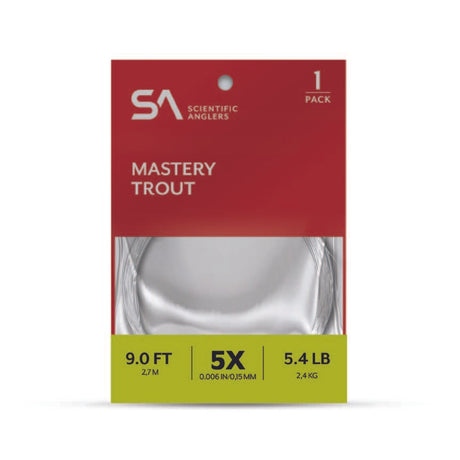 Scientific Anglers Mastery Trout Leader 7.5' - Clear
