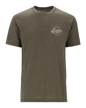 Simms Circle Lockup T-Shirt - Military Heather
