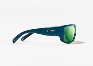 Bajio Piedra - Polycarbonate - Blue Vin Matte Green Mirror