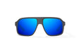 Bajio Cocho - Glass - Graphite Black Blue Mirror