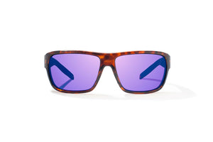 Bajio Rigolets - Polycarbonate - Brown Tort Gloss Violet Mirror