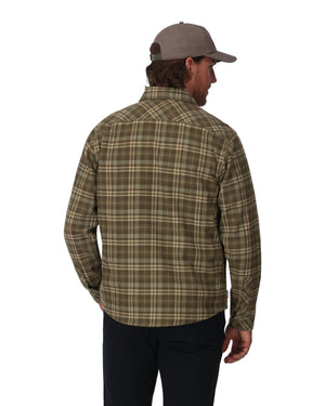 Simms Coldweather Shacket - Schooner Plaid: Loden