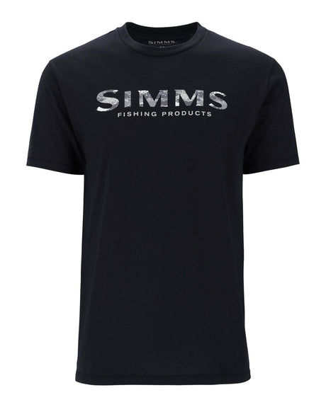 Simms Shroud Fill Logo T-Shirt - Black