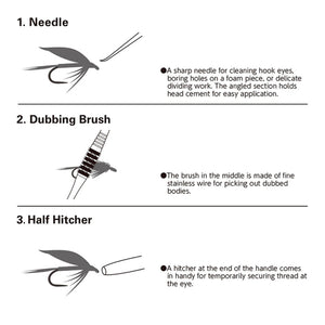 C&F Design 3-in-1 Dubbing Brush - N/A