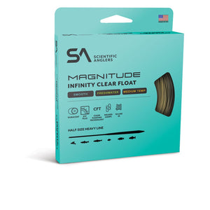 Scientific Anglers Magnitude Smooth Infinity Floating Clear Head - Buckskin/Clear Head