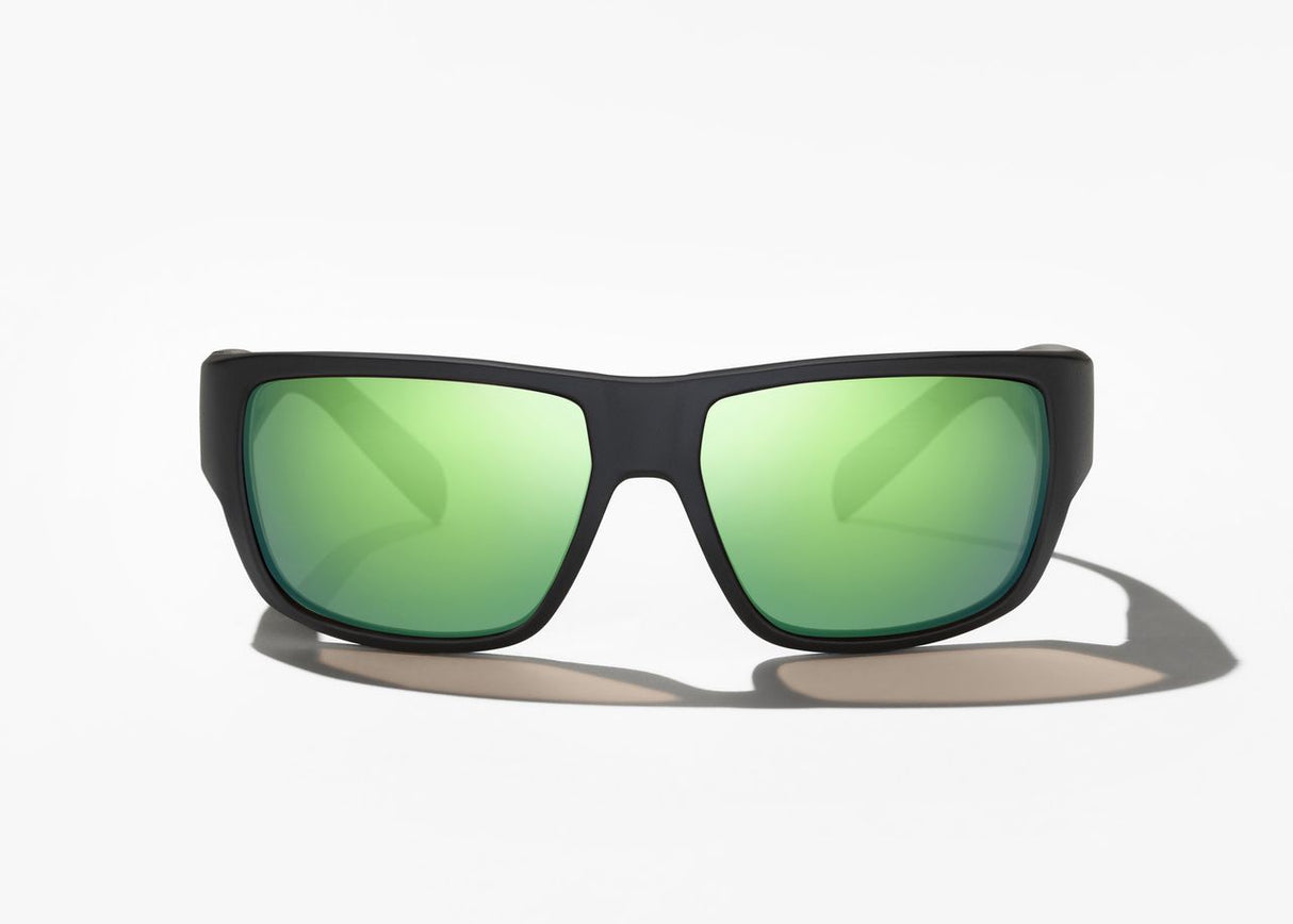 Bajio Piedra - Polycarbonate - Black Matte Green Mirror