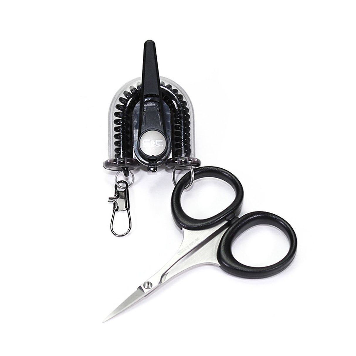 C&F Design 2-in-1 Retractor/Scissors - Smoke