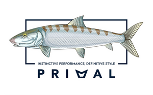 Primal Artist Tee Bonefish - Steel Grey