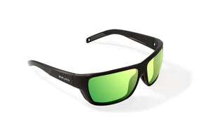 Bajio Rigolets - Glass - Black Matte Green Mirror