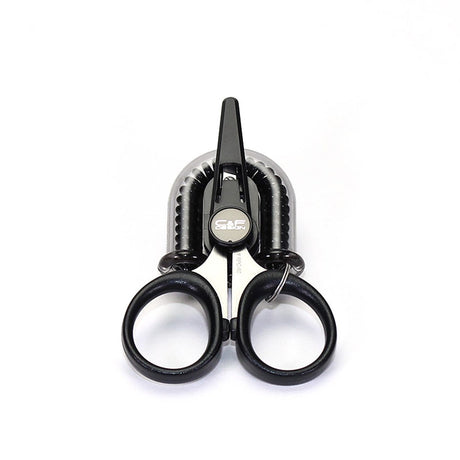 C&F Design 2-in-1 Retractor/Scissors - Smoke