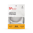 Scientific Anglers Absolute Streamer Leader 4' - Clear