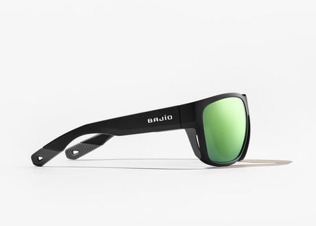 Bajio Las Rocas - Glass - Black Matte Green Mirror