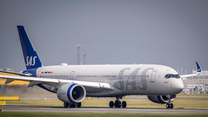 SAS-flyg landar 