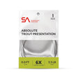 Scientific Anglers Absolute Trout Presentation Leader 14' - Clear