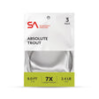 Scientific Anglers Absolute Trout Leader 9' 3-PK - Clear
