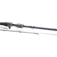 Närbild av Renzstein Beastly Stripe Cast spö 76 fot, 5-25g, tvådelat med foamhandtag och Microwave Line Guide.