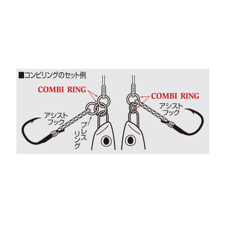 Shout! Combi Ring 82-CR riggning med pressring och splitring